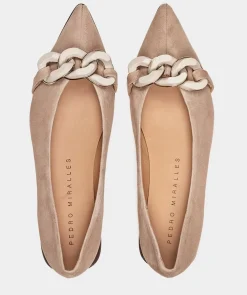 Chaussure Pedro Miralles Ballerines En Daim Amalfi Bosque