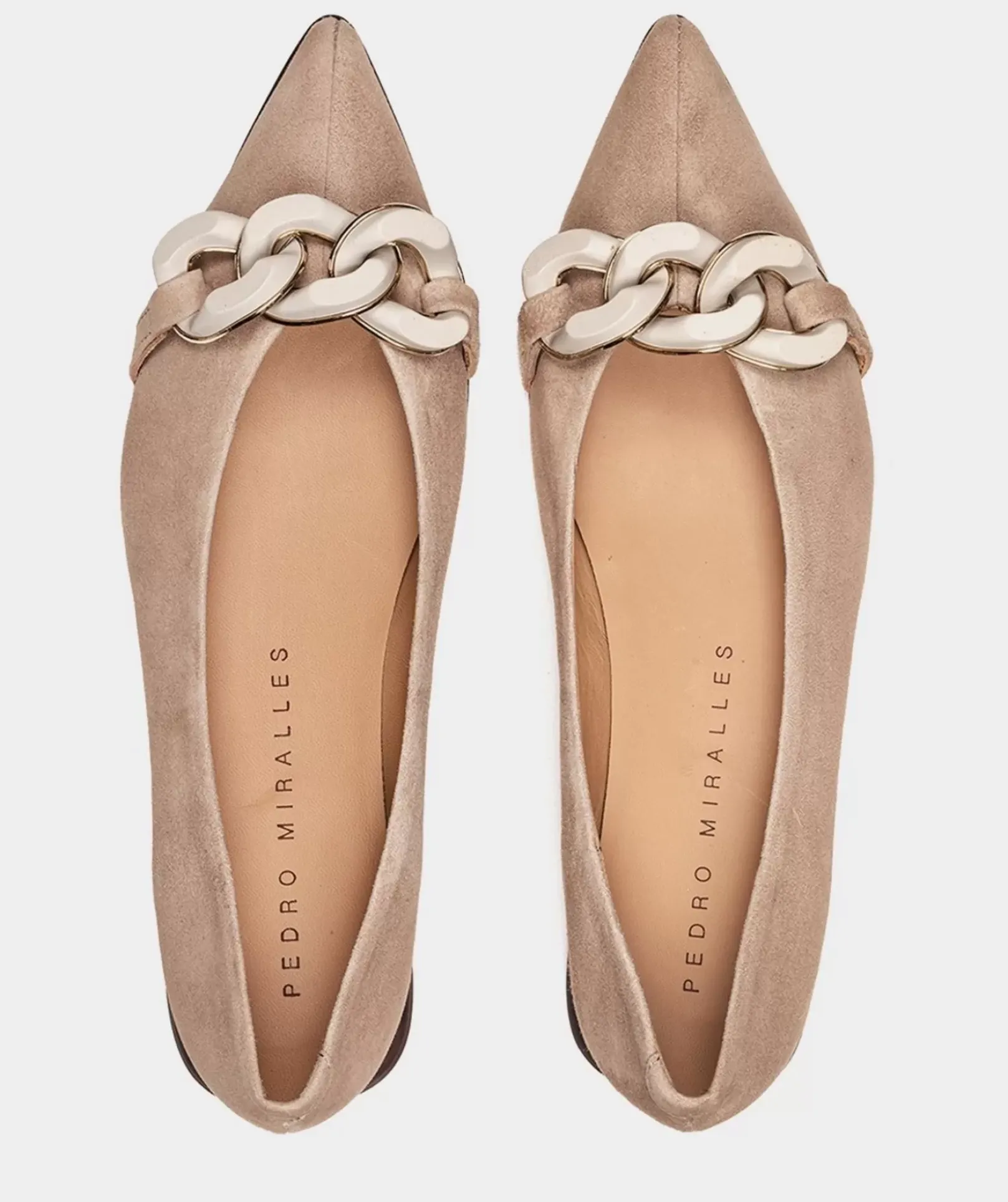 Chaussure Pedro Miralles Ballerines En Daim Amalfi Navy