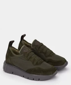Chaussure Pedro Miralles Basket En Cuir Et Textile Meme Amarillo