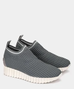 Chaussure Pedro Miralles Baskets Chaussettes En Tissu Avec Detail Brillant Sur La Cheville Short Sock Negro