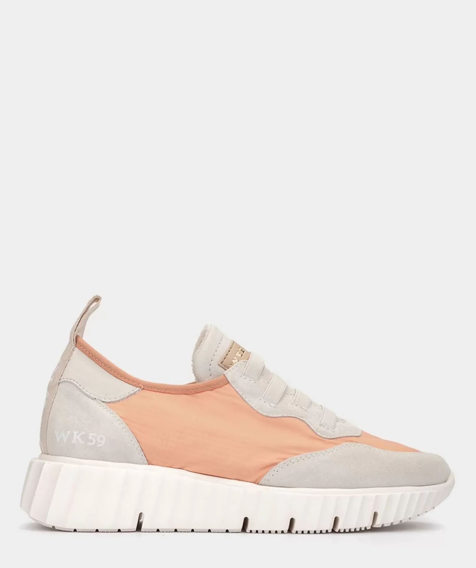 Chaussure Pedro Miralles Baskets En Cuir Et Tissu Meme Marron/Testa