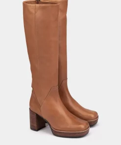 Chaussure Pedro Miralles Bottes A Haute Tige En Cuir. Cristal Negro