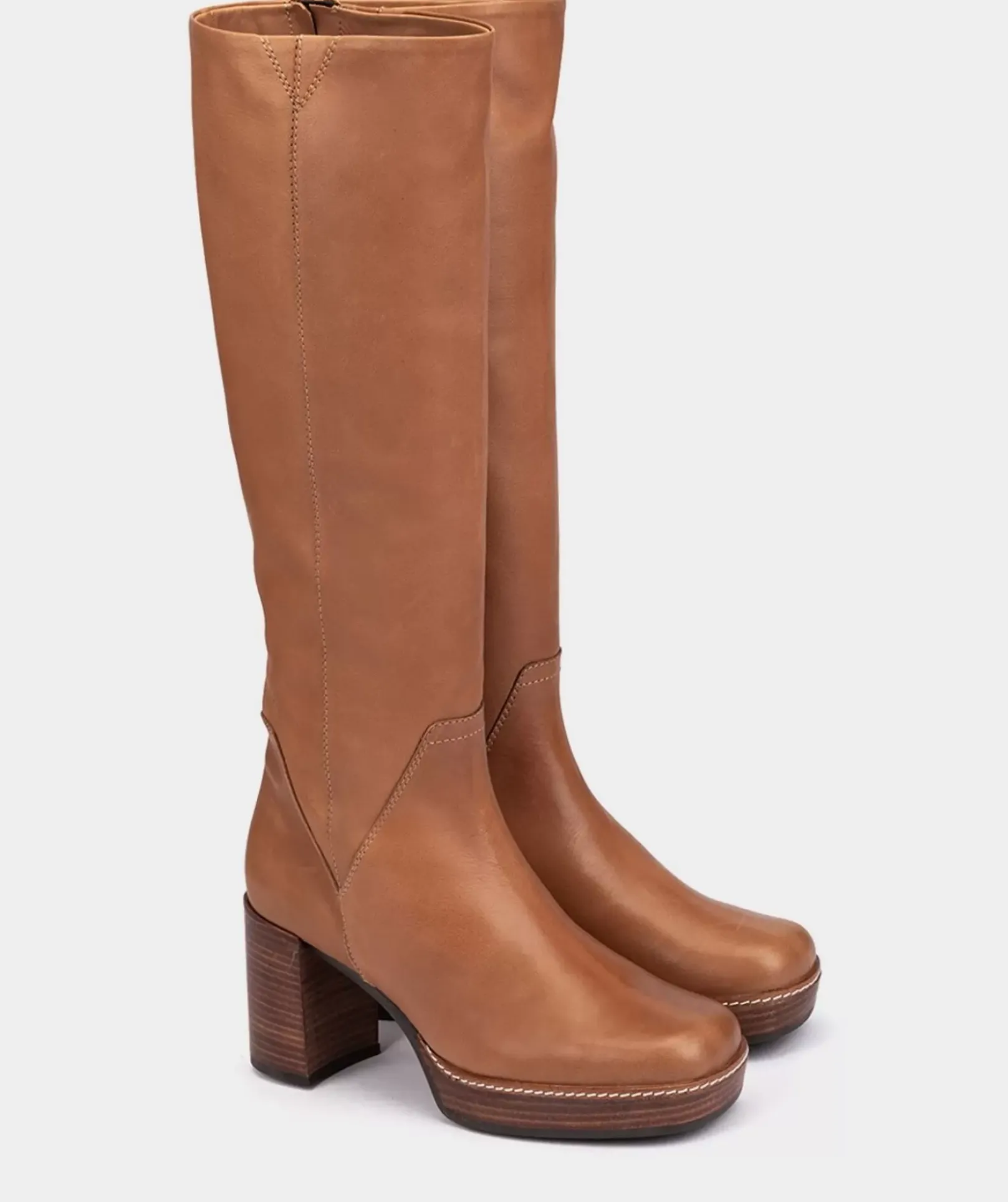 Chaussure Pedro Miralles Bottes A Haute Tige En Cuir. Cristal Ginger