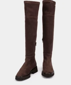 Chaussure Pedro Miralles Bottes De Tige Haute En Tissu Elastique. Ante Strech Taupe