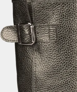 Chaussure Pedro Miralles Bottes En Cuir Style Motard. Nucleo Metal Bronzo