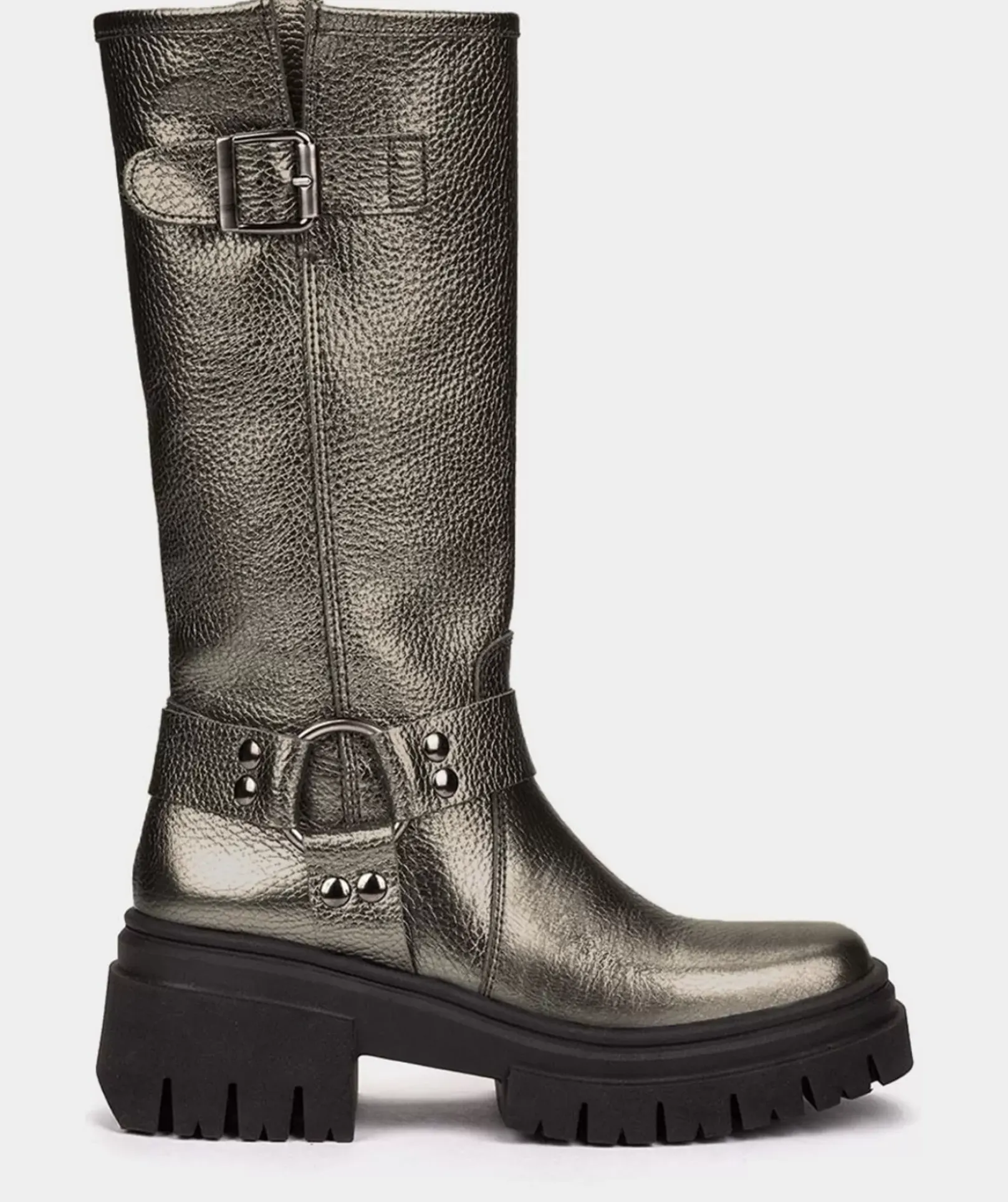 Chaussure Pedro Miralles Bottes En Cuir Style Motard. Nucleo Negro