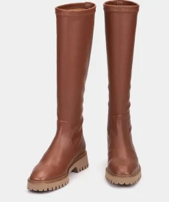 Chaussure Pedro Miralles Bottes En Cuir Vegan. Beluga Strech Tostado
