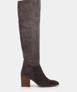 Chaussure Pedro Miralles Bottes Montantes En Croute De Cuir Velour Navy