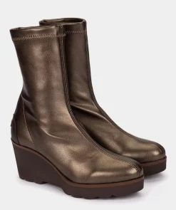 Chaussure Pedro Miralles Bottine En Tissu Extensible Karma Strech Bronce