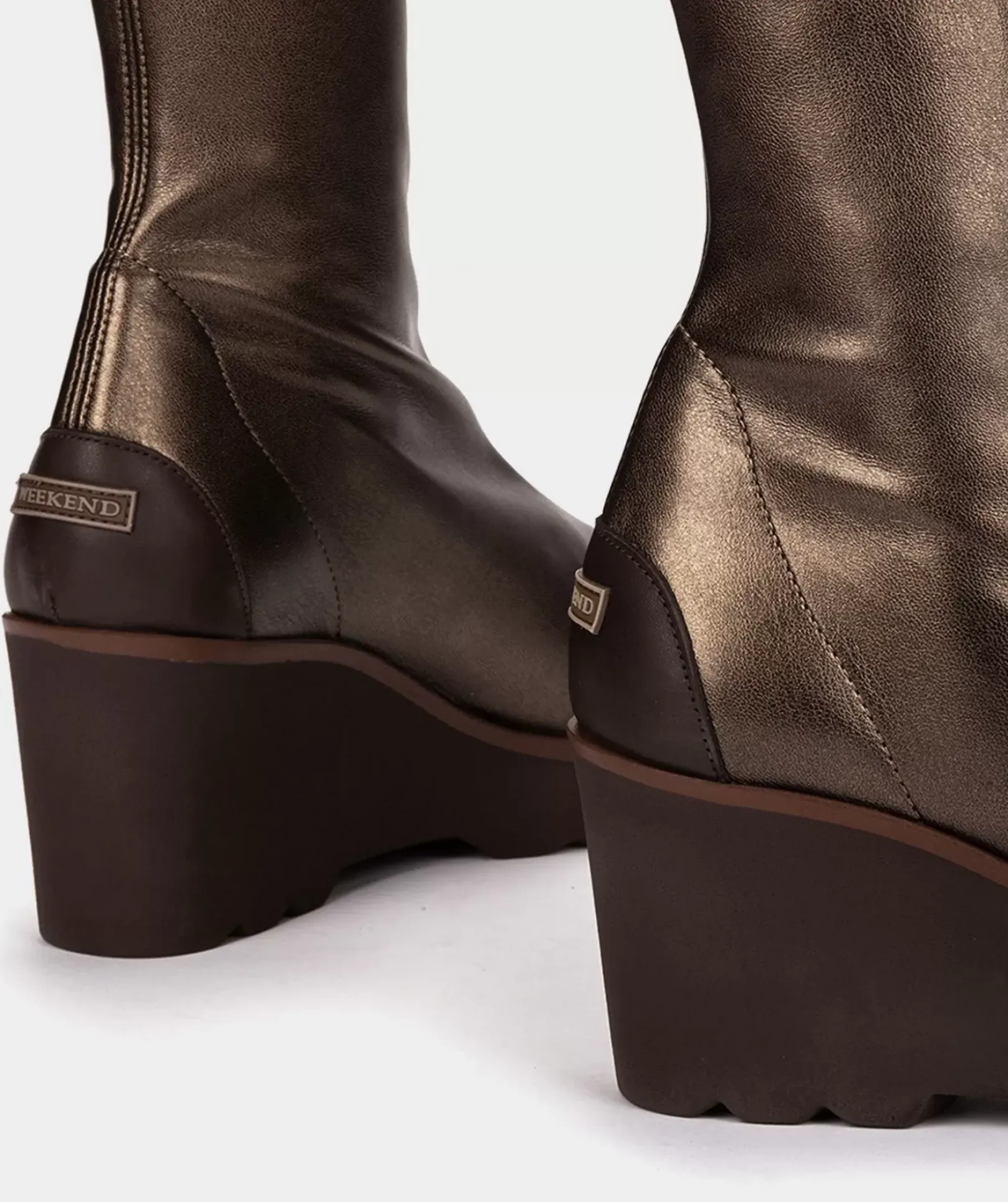 Chaussure Pedro Miralles Bottine En Tissu Extensible Karma Strech Bronce