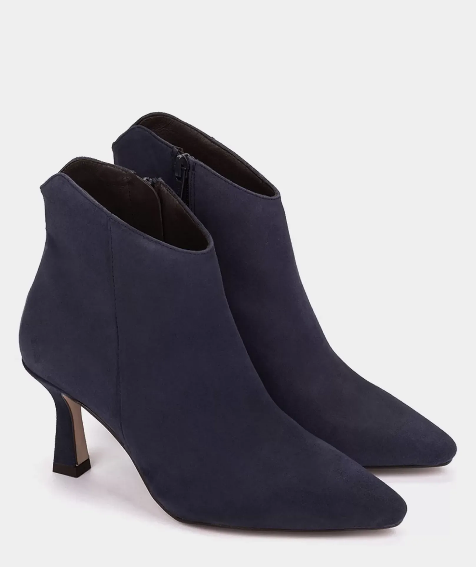 Chaussure Pedro Miralles Bottines A Talon En Daim Amalfi Navy