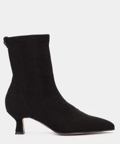 Chaussure Pedro Miralles Bottines A Talon En Tissu Brillant Bright Negro