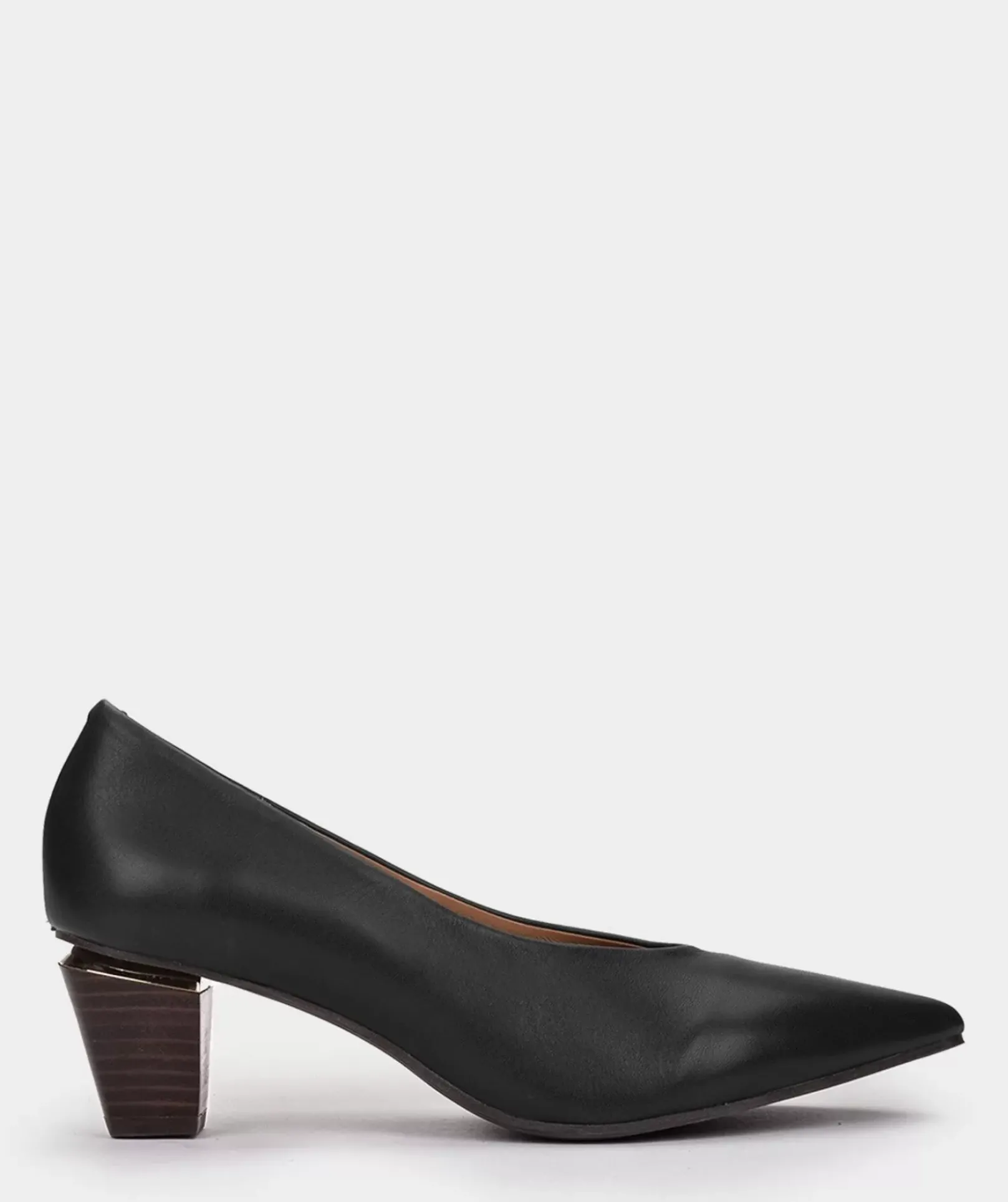 Chaussure Pedro Miralles Bottines A Talons En Cuir Noir Seta Negro