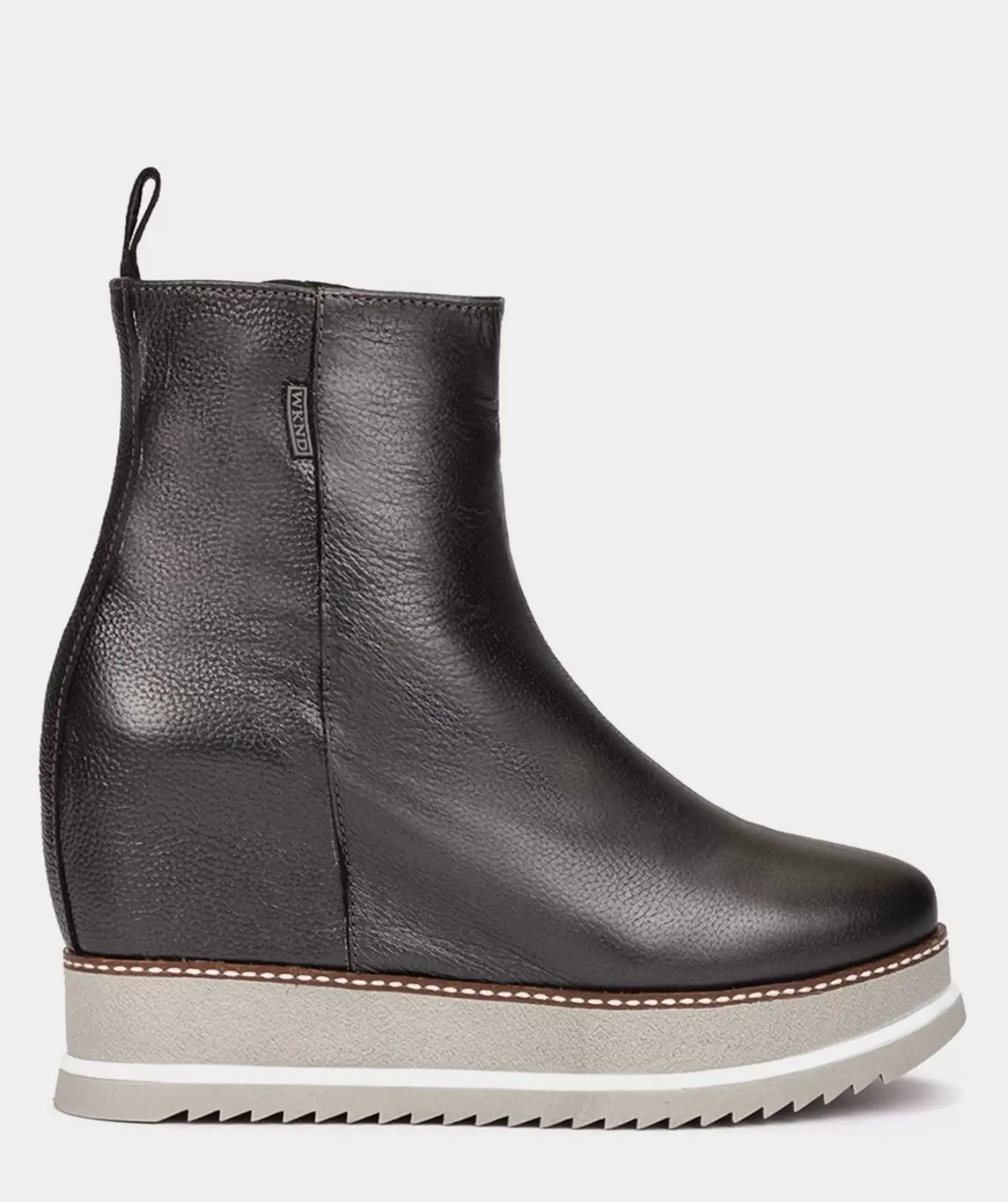 Chaussure Pedro Miralles Bottines Compensees A Plate-Forme Mars Napa Vainilla