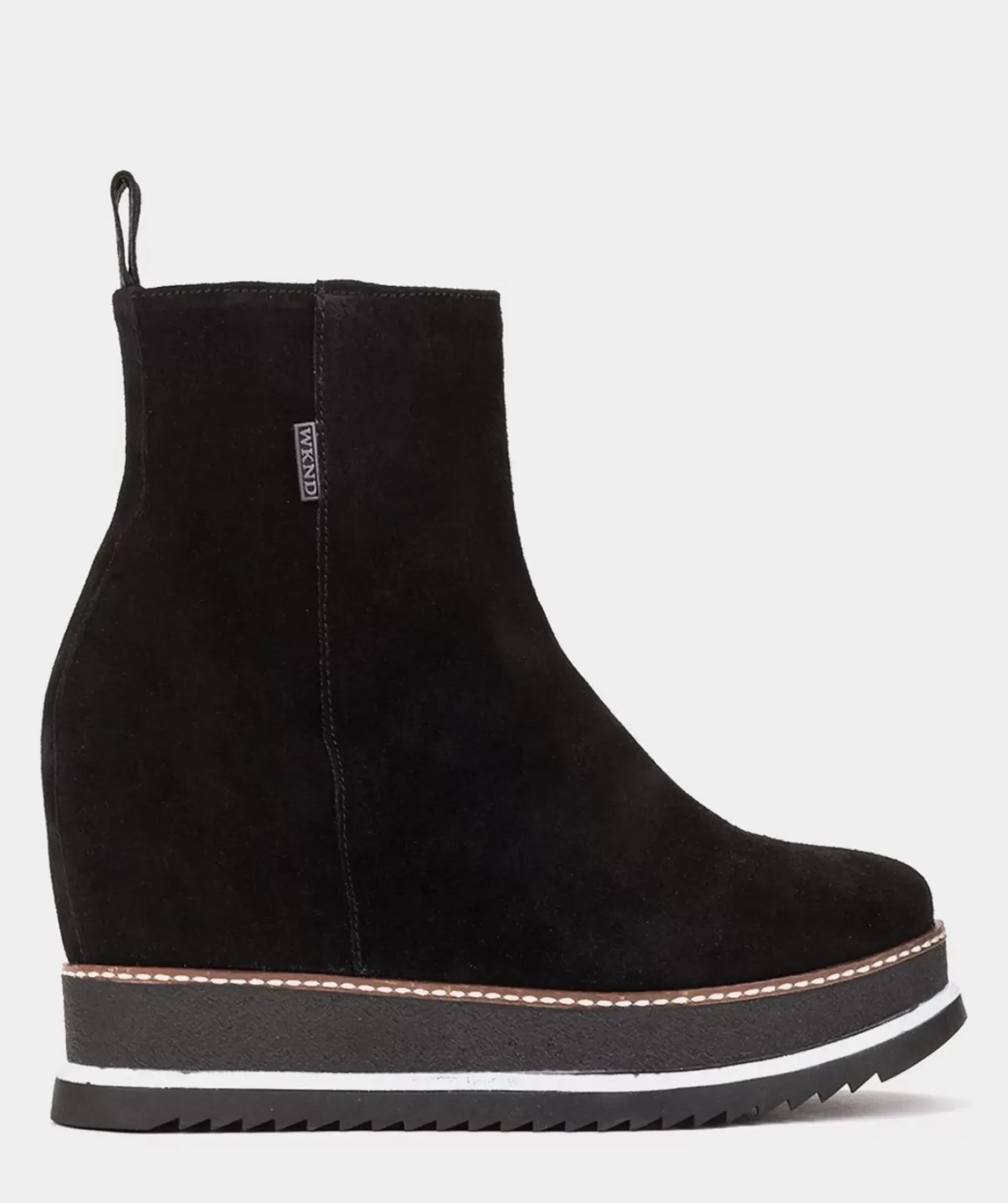 Chaussure Pedro Miralles Bottines Compensees Avec Plateforme En Daim Mars Napa Vainilla