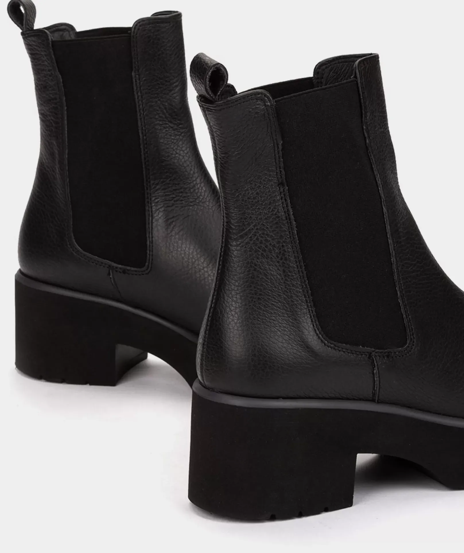 Chaussure Pedro Miralles Bottines En Cuir Noir. Elit Negro