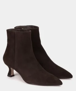 Chaussure Pedro Miralles Bottines En Daim Amalfi Choco