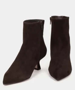Chaussure Pedro Miralles Bottines En Daim Amalfi Choco