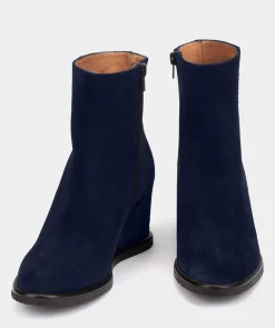 Chaussure Pedro Miralles Bottines En Daim Compensees. Velour Birra