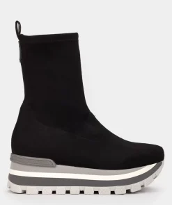 Chaussure Pedro Miralles Bottines Sporitves En Cuir Elastique. Ante Strech Gris