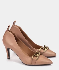Chaussure Pedro Miralles Chaussures A Talons En Cuir Nacarado Perla