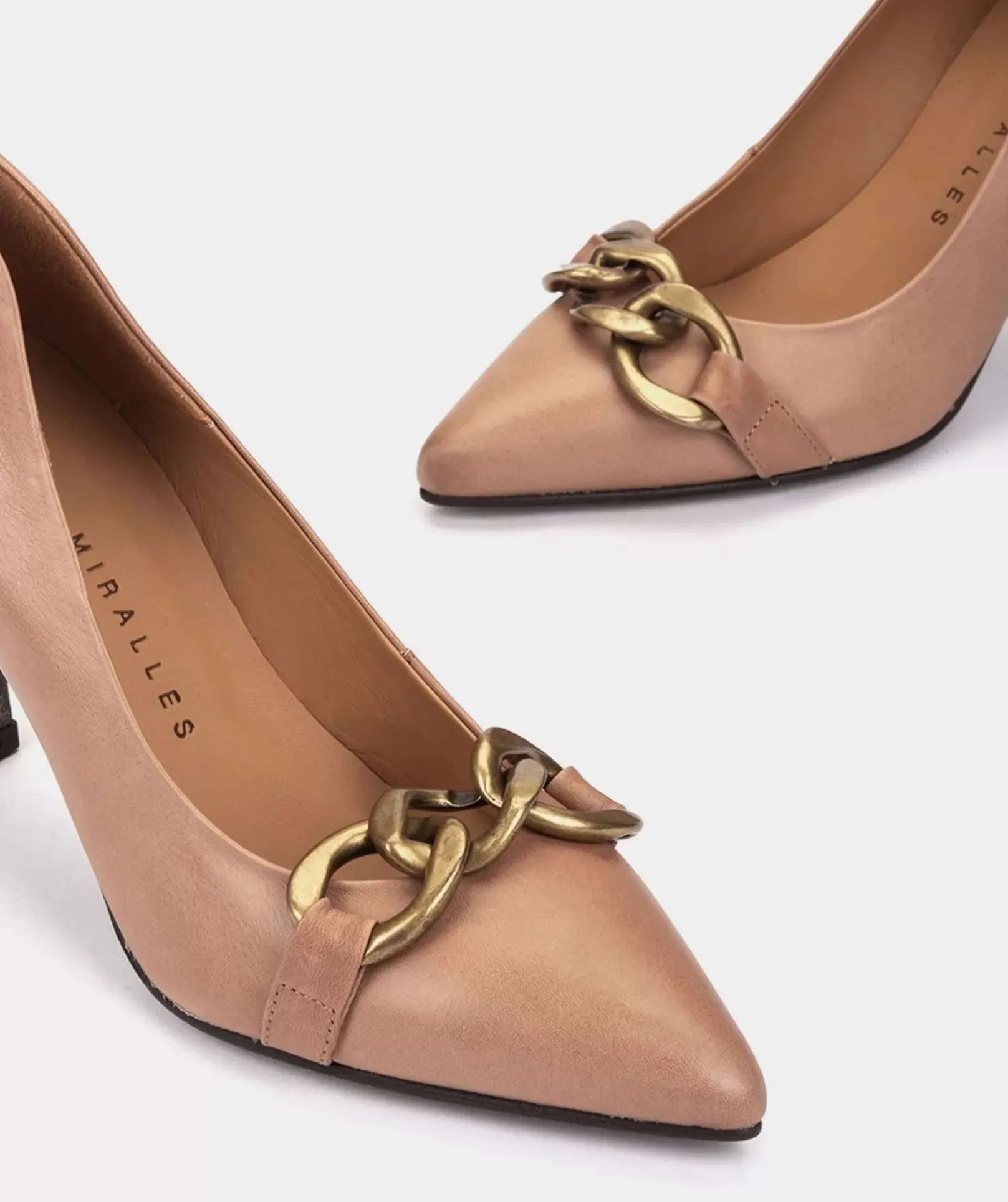 Chaussure Pedro Miralles Chaussures A Talons En Cuir. Cristal Terracota