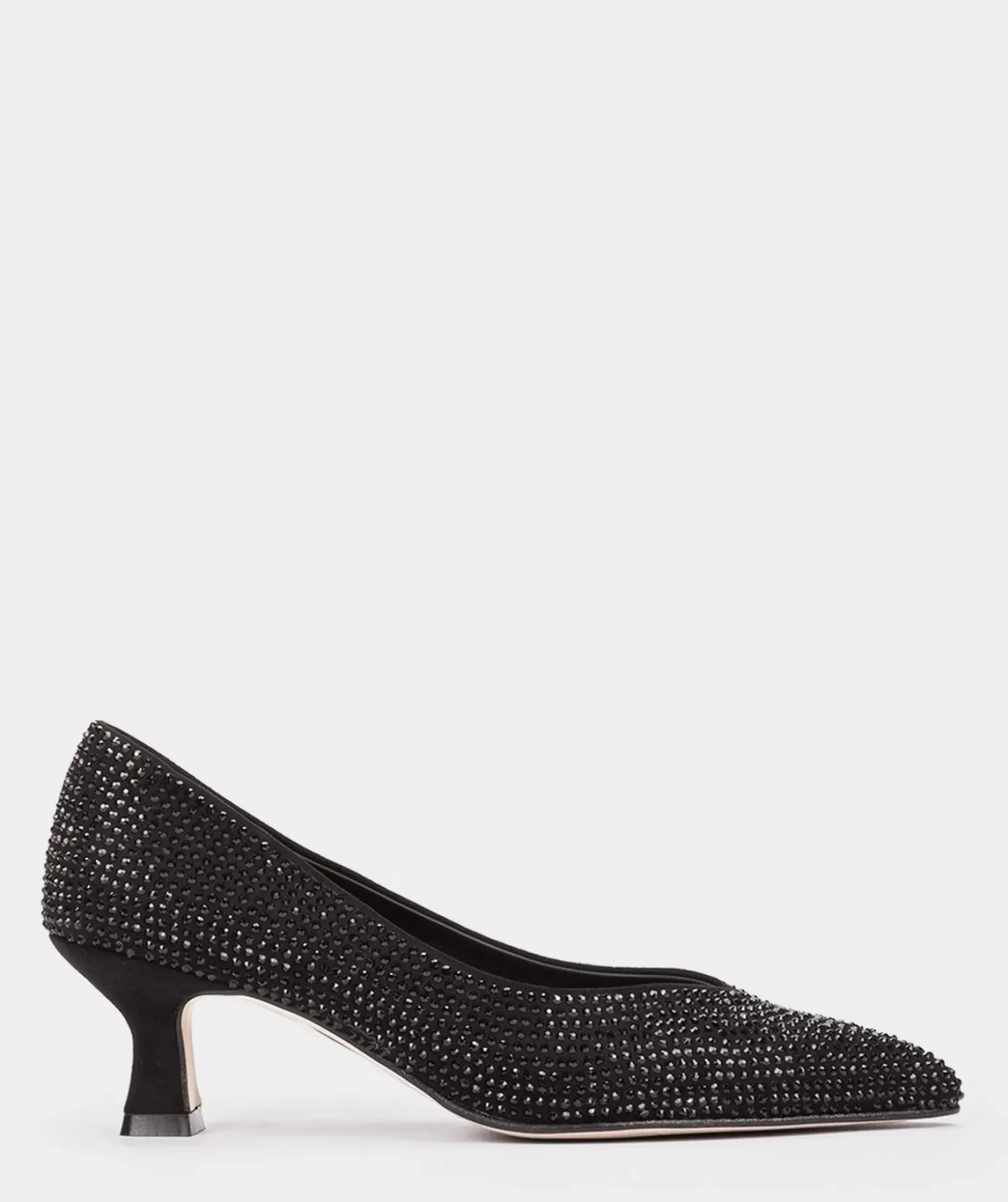 Chaussure Pedro Miralles Chaussures A Talons En Tissu Avec Strass. Ante Strech Taupe