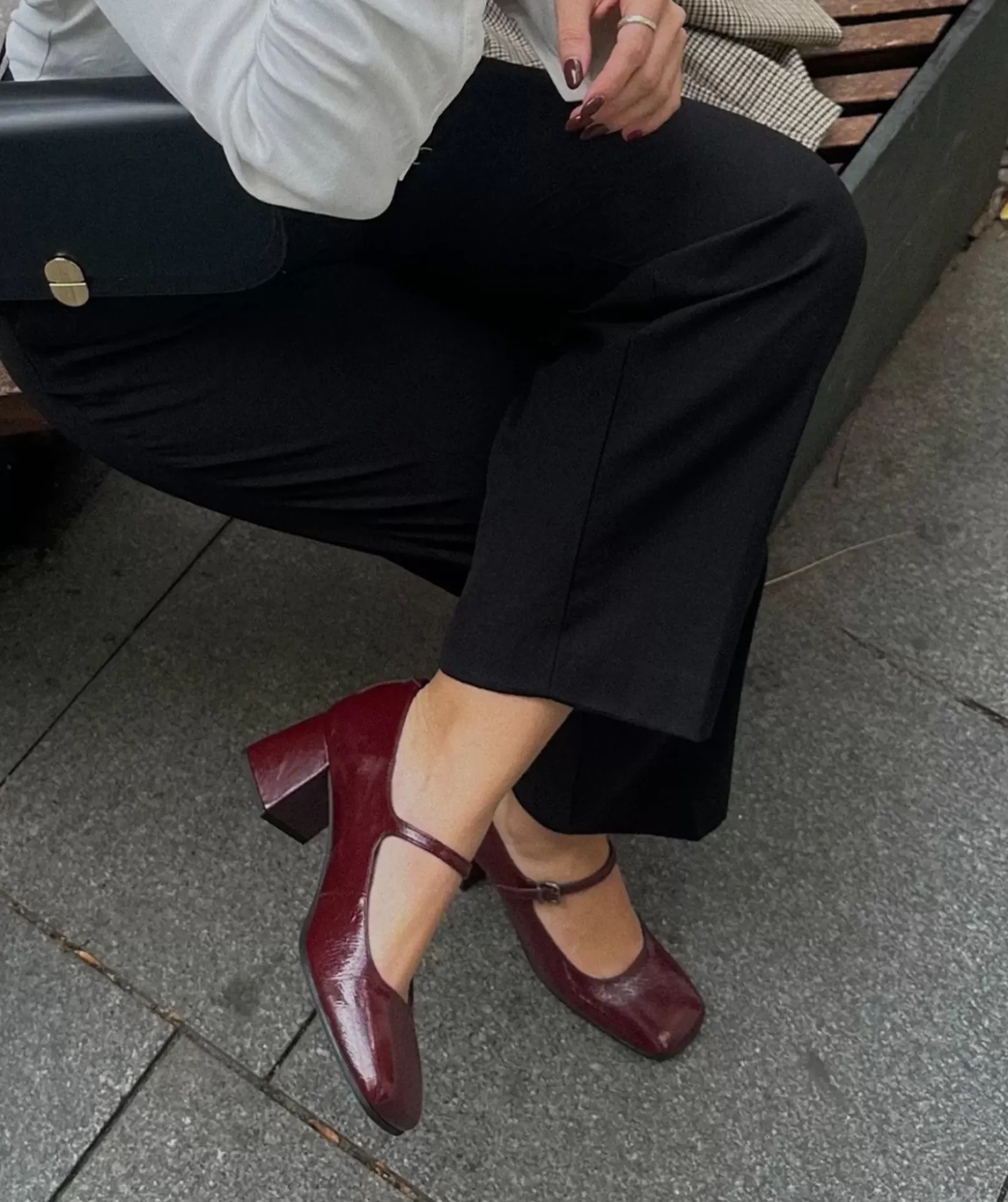 Chaussure Pedro Miralles Chaussures A Talons Hauts En Cuir Verni De Couleur Vin Venice Wine