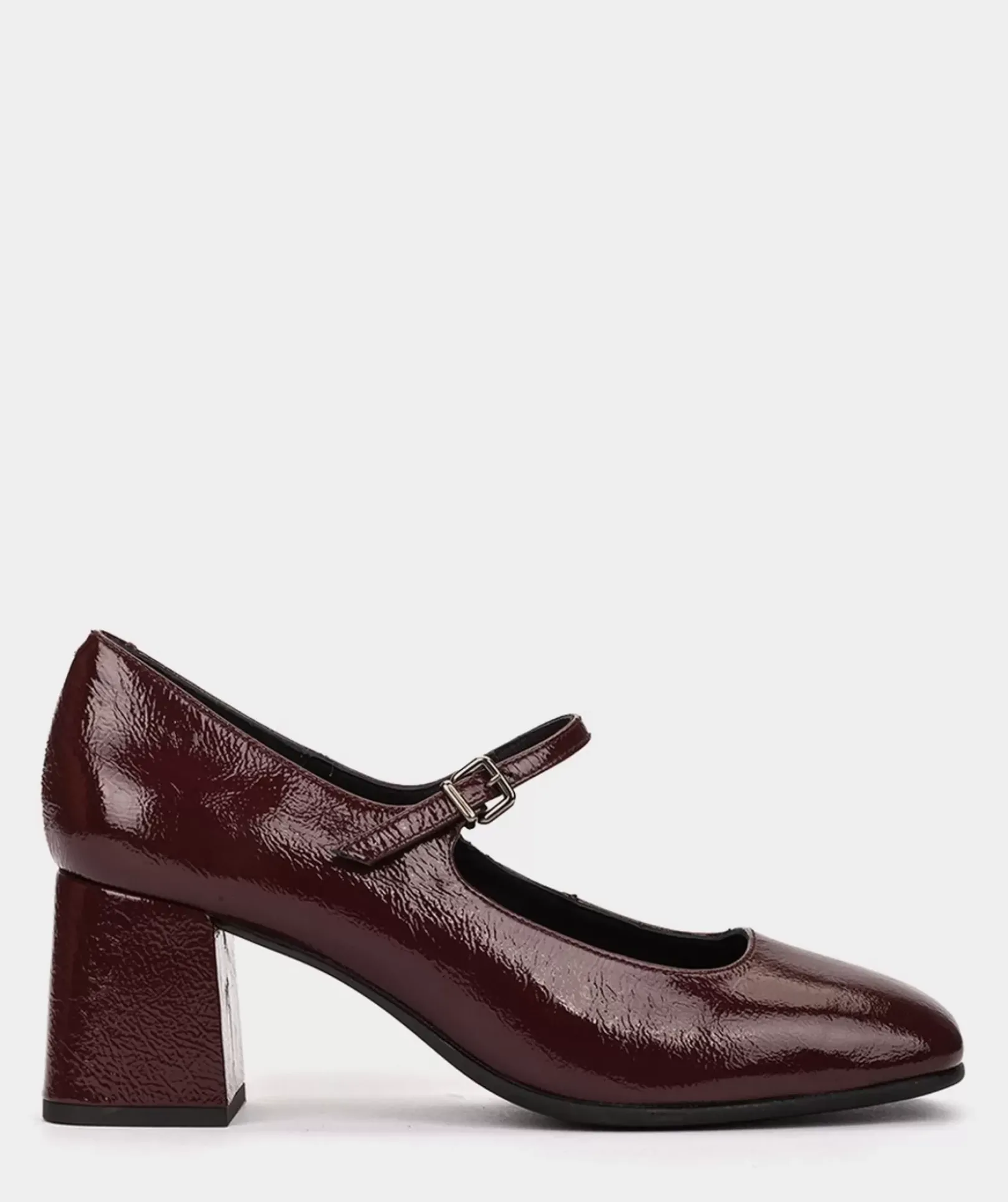Chaussure Pedro Miralles Chaussures A Talons Hauts En Cuir Verni De Couleur Vin Venice Wine