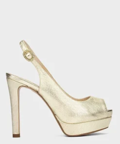 Chaussure Pedro Miralles Escarpins En Cuir Luxor Opaco Platino