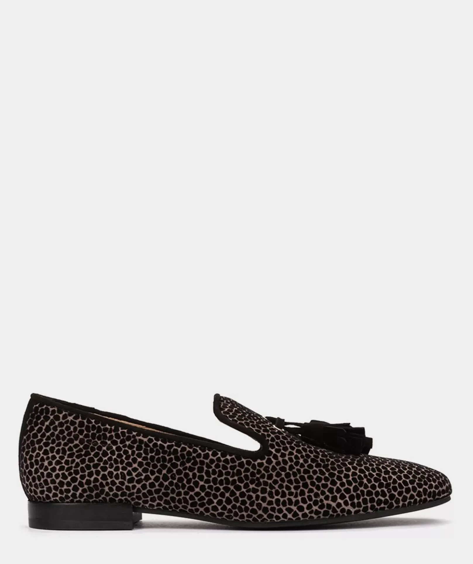 Chaussure Pedro Miralles Mocassins En Cuir Avec Imprime Animalier. Girafina Arena