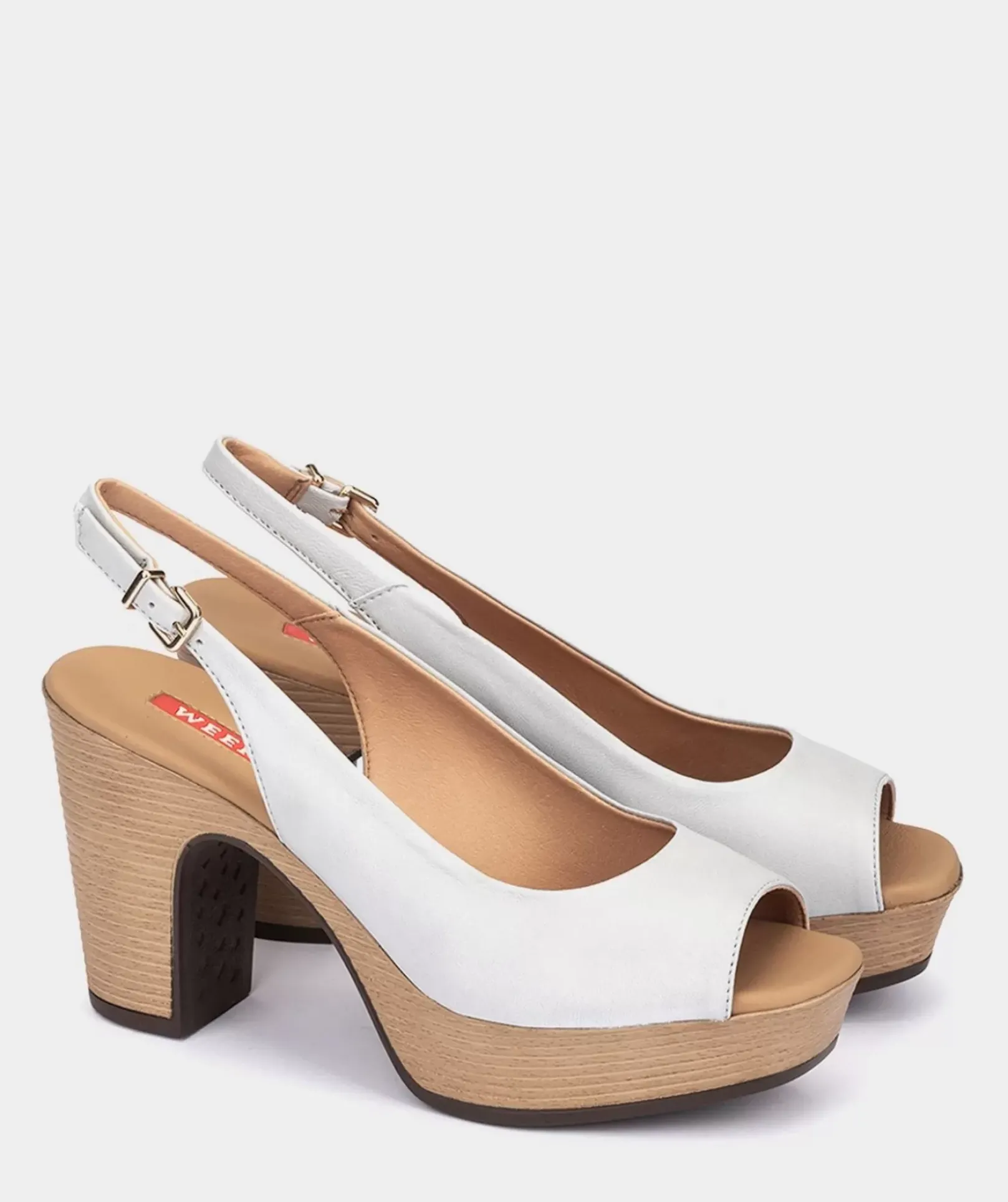 Chaussure Pedro Miralles Sandales En Cuir Slingback Chianti Plata
