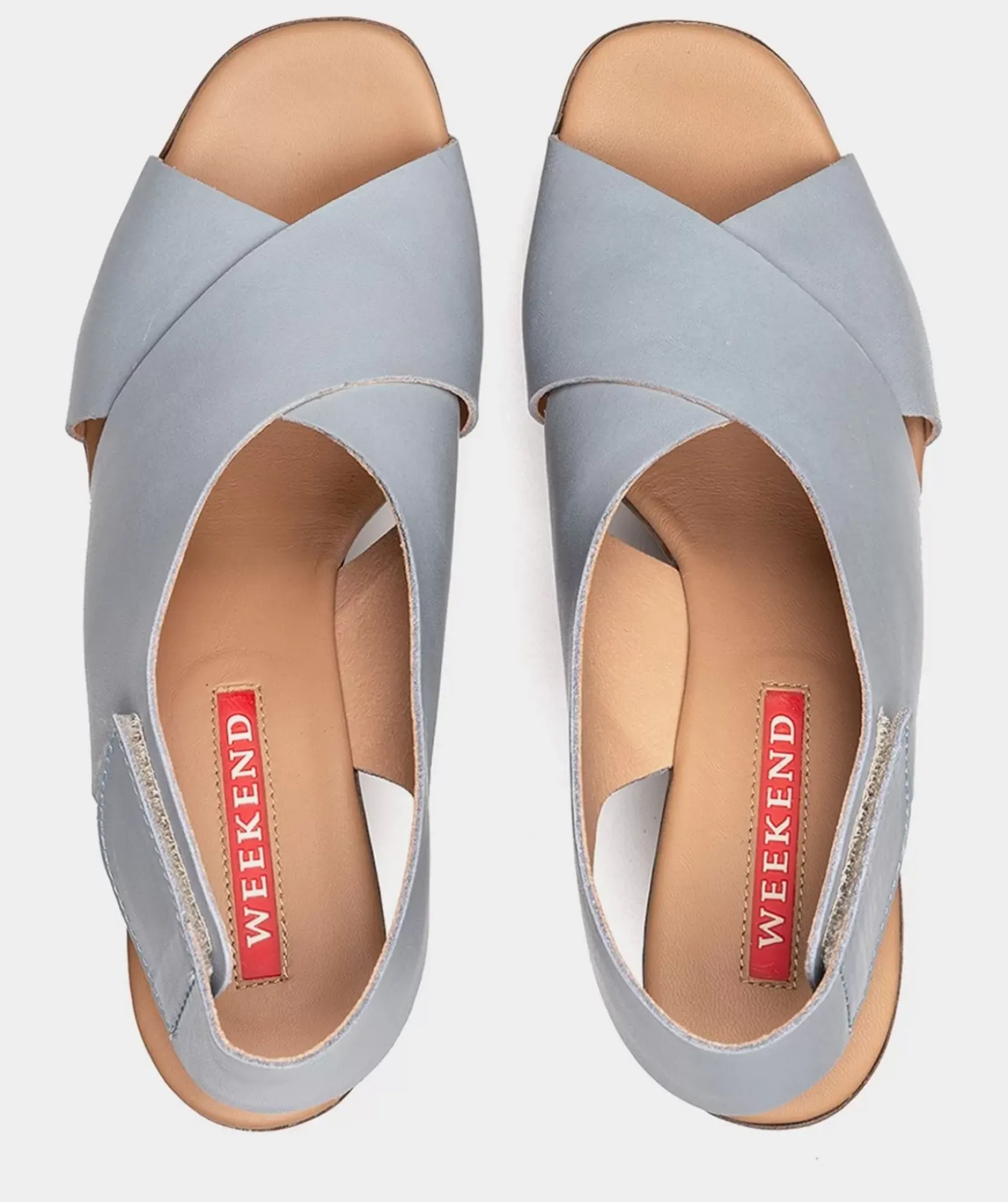 Chaussure Pedro Miralles Talons Compenses En Cuir Vitello Sky